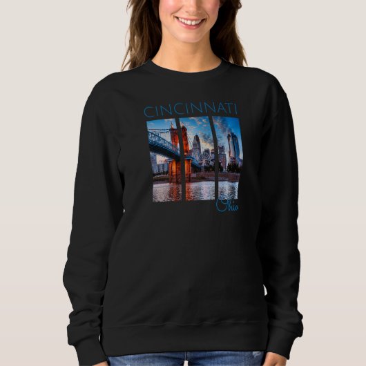 Sweatshirt Cincy Downtown Skyscraper Cincinnati Ohio Skyline (Devant)