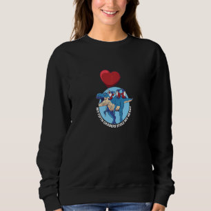 Sweatshirt Cinquième Grader Stole Mon Coeur Valentines Jour E
