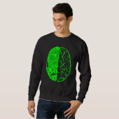 Sweatshirt Circuit Board Informatique & Cerveau Ai Apprentiss (Devant entier)