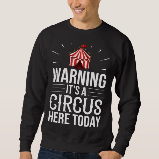 Sweatshirt Circus Director Tent Animals Clown (Devant)