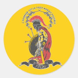 Sweatshirt Citaat Jugurtha Ronde Sticker