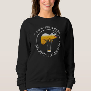 Sweatshirt Citation amusante de l'amoureux de la bière - Bièr