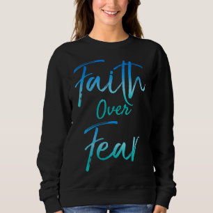 Sweatshirt Citation chrétienne mignonne pour les femmes Jésus