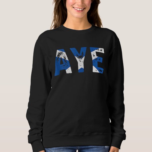 Sweatshirt Citation d'Aye Scotland (Devant)