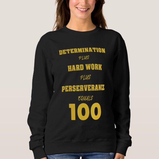 Sweatshirt Citation de 100 victoires (Devant)
