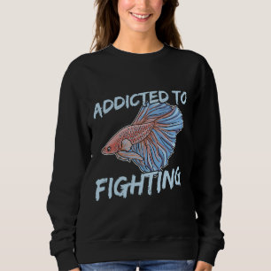 Sweatshirt Citation De Combat Pour Un Siamais Qui Combat Un P