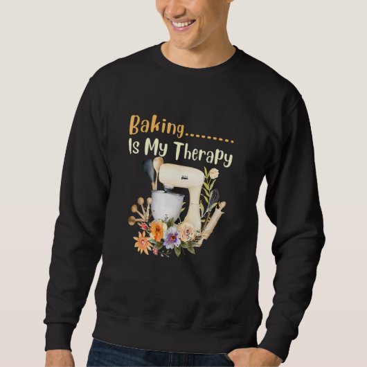 Sweatshirt Citation de cuisson Cool Baker Baking 2 (Devant)