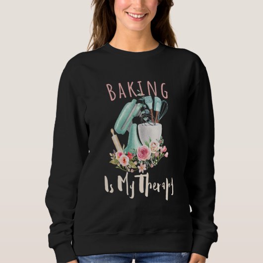 Sweatshirt Citation de cuisson Cool Baker Baking 3 (Devant)