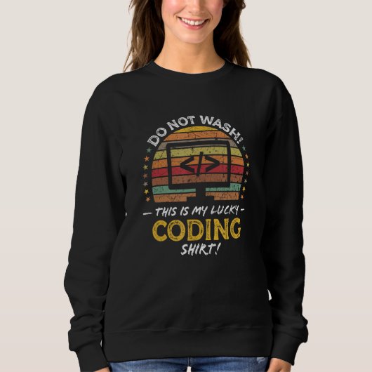Sweatshirt Citation de développeur de codeur d'ordinateur de (Devant)