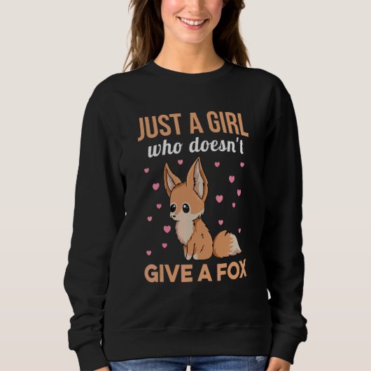 Sweatshirt Citation De Fennec Vixen Pour Un Expert Fennec Fox (Devant)