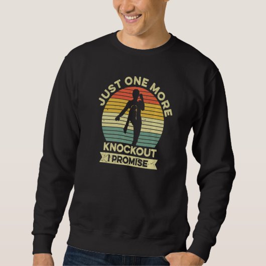 Sweatshirt Citation De Kickboxing Pour Un Instructeur De Muay (Devant)