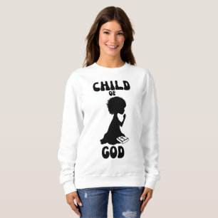 Sweatshirt Citation de la Bible Enfant de Dieu Femmes