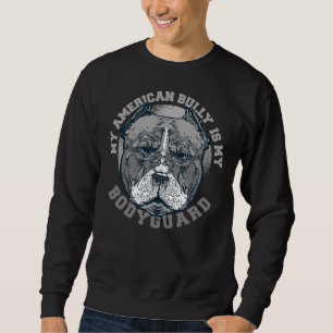 Sweatshirt Citation de la garde du corps de chien Pitbull