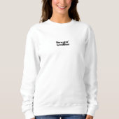 Sweatshirt Citation de la météo du pull d'automne d'hiver de (Devant)