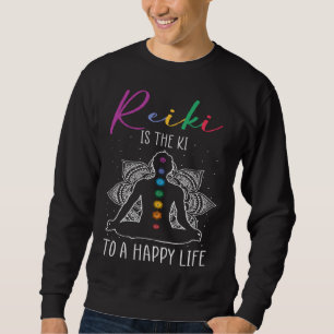 Sweatshirt Citation de Maître Reiki pour la Guérison des Chak