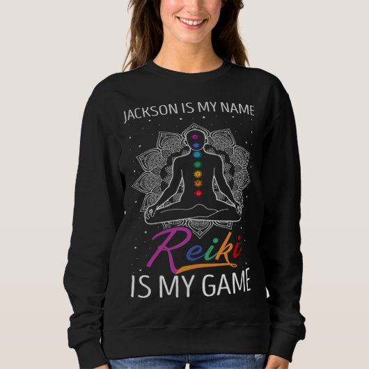Sweatshirt Citation de praticien Reiki pour Lightworker et Ho (Devant)