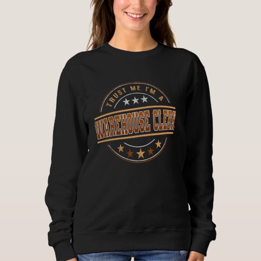 Sweatshirt Citation De Profession Drôle Je Suis Un Commis D'E (Devant)