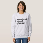 SWEATSHIRT CITATION DE SOEURS DE SCHUYLER DE HAMILTON (Devant entier)