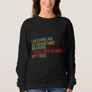Sweatshirt Citation De Thérapie D'Ot Cota Thera