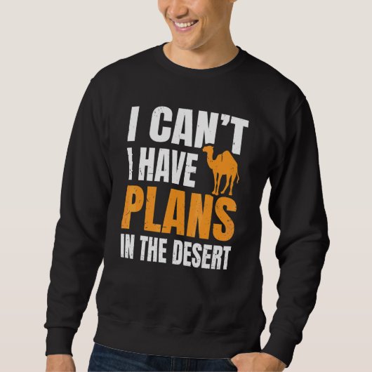 Sweatshirt Citation De Ventilateur De Camel Pour Un Dromedale (Devant)