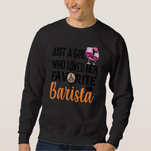 Sweatshirt Citation de vin de café Barista Cool Coffee Wine 5