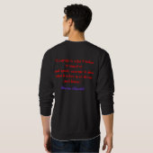 SWEATSHIRT CITATION DE WINSTON CHURCHILL (Dos entier)