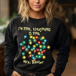 Sweatshirt Citation Drôle Je Suis Belle Lumière Tangée Cadeau