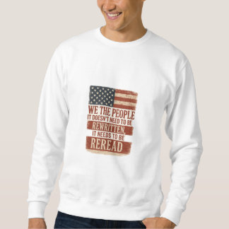 Sweatshirt Citation du drapeau relu par le peuple