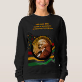 Sweatshirt Citation du mois de l'histoire des Noirs FREDERICK (Devant)