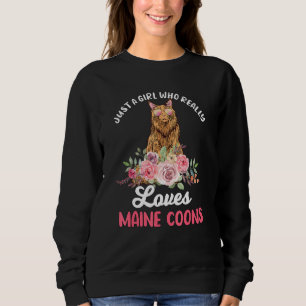 Sweatshirt Citation Du Propriétaire Du Chat Juste Une Fille Q