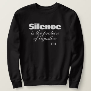 Sweatshirt citation d'un manifestant