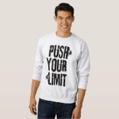 Sweatshirt Citation Motivation Minimaliste (Devant entier)