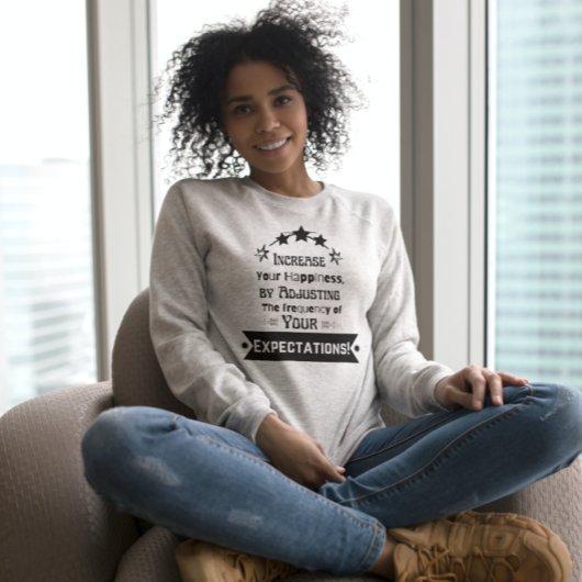 Sweatshirt Citation Motivationnelle Sur Le Bonheur