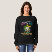 Sweatshirt Citation Pour Une Famille De Pays (Devant entier)