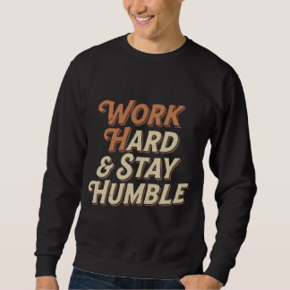 Sweatshirt « Citation vintage écrite à la main, texture dégra