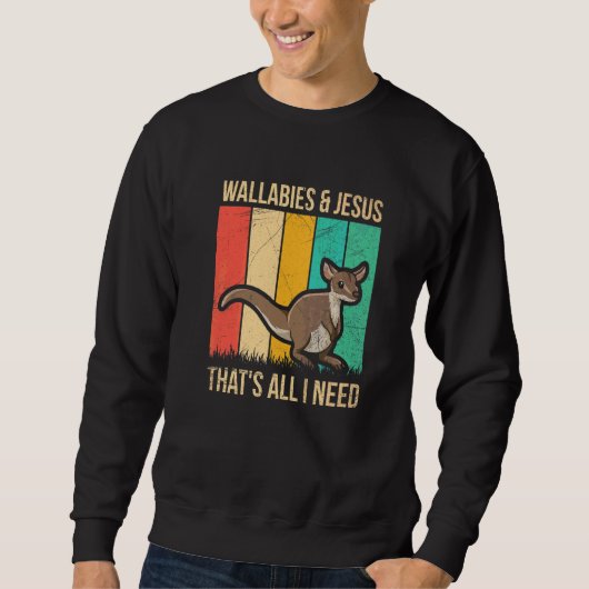 Sweatshirt Citation Wallaby Australienne Pour Un Kangaroo Wal (Devant)