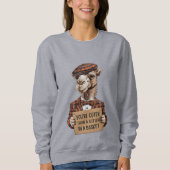 Sweatshirt Citations amusantes (Devant)