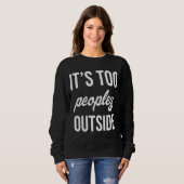 Sweatshirt Citations anti-humaines (Devant entier)
