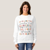 Sweatshirt Citations d'automne (Devant entier)
