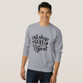 Sweatshirt Citations de golf amusantes (Devant entier)