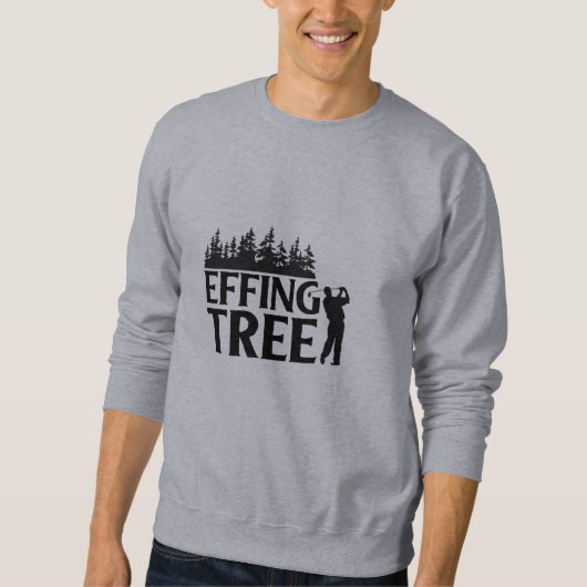 Sweatshirt Citations de golf amusantes (Devant)
