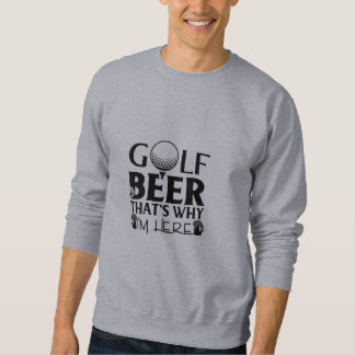 Sweatshirt Citations de golf amusantes