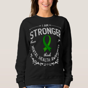 Sweatshirt Citations de sensibilisation à la santé mentale Ru