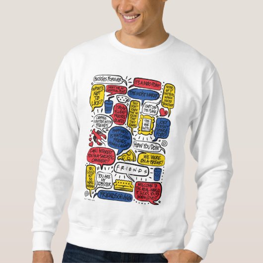 Sweatshirt Citations FRIENDS™ (Devant)