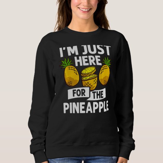 Sweatshirt Citations hawaïennes de jus Plante de fruits d'ana (Devant)