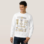 Sweatshirt Citations Inspirationnelles colorées (Devant entier)