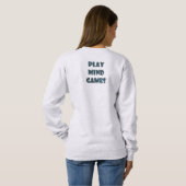 Sweatshirt Citations Texte Style océan (Dos entier)