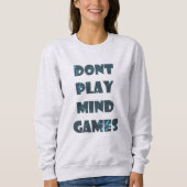 Sweatshirt Citations Texte Style océan (Devant)