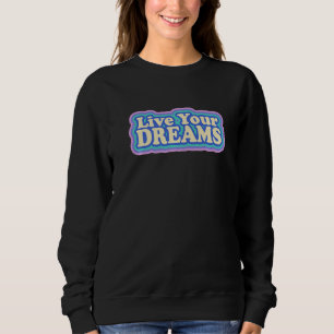Sweatshirt Citez Inspirante de Vibes Positives pour Vivre vos