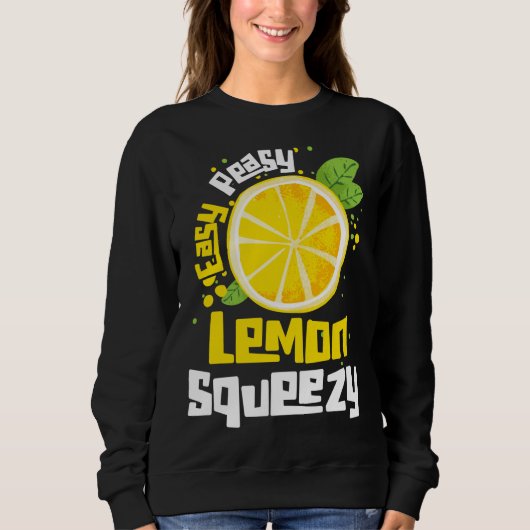 Sweatshirt Citron doux Squeezy Citrus Fruit Lemon (Devant)